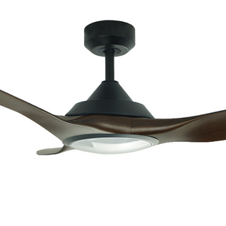 Vencha Lighting Raven RWS 52 DC Ceiling Fan Walnut