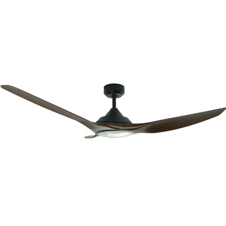 Vencha Lighting Raven RWS 52 DC Ceiling Fan Walnut