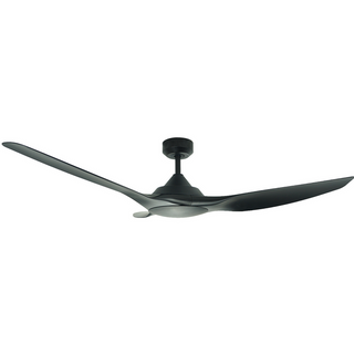 Vencha Lighting Raven RWS 64 DC Ceiling Fan Black