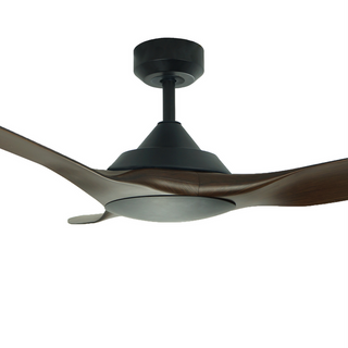 Vencha Lighting Raven RWS 64 DC Ceiling Fan Walnut