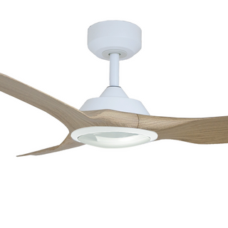 Vencha Lighting Raven RWS 64 DC Ceiling Fan Oak