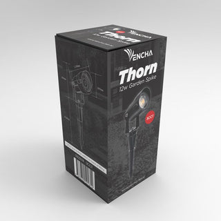 Vencha Lighting Thorn 12w Garden Spike 3CCT