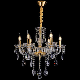Vencha Lighting Bromley Crystal Chandelier 6 Light