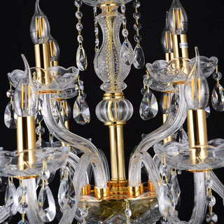 Vencha Lighting Bromley Crystal Chandelier 8 4 Light