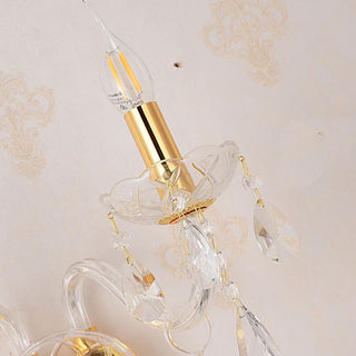 Vencha Lighting Bromley Crystal Wall Light 2 Light