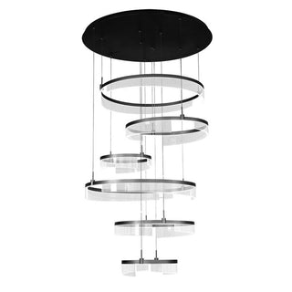 Vencha Lighting Lando 6 Ring Black