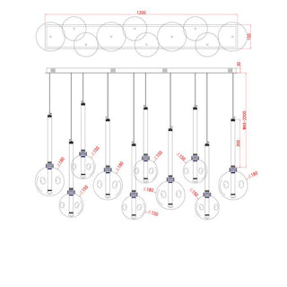 Vencha Lighting Meteor 10 Light Bar