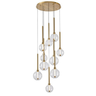 Vencha Lighting Meteor 10 Light Pendant Round
