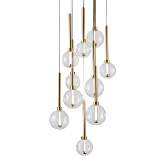 Vencha Lighting Meteor 10 Light Pendant Round