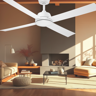 Vencha Lighting Bronco 52 DC Ceiling Fan White