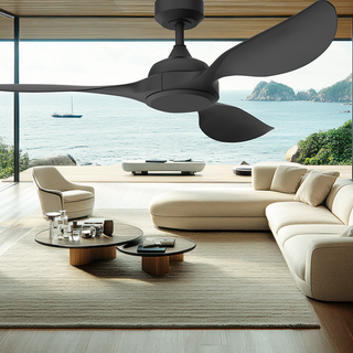 Vencha Lighting Ranger RWS 52 DC Ceiling Fan Black