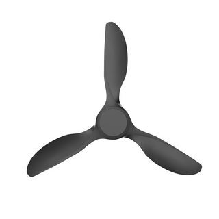 Vencha Lighting Ranger RWS 52 DC Ceiling Fan Black
