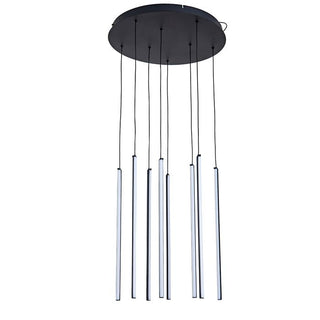 Vencha Lighting Centric 8 Light Drop Black 3 CCT
