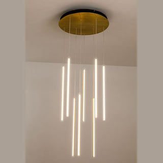 Vencha Lighting Centric 8 Light Drop Gold 3 CCT