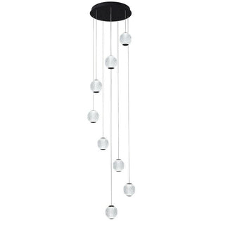 Vencha Lighting Langdon 8 Light Black 5K