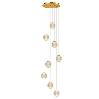 Vencha Lighting Langdon 8 Light Gold 3K