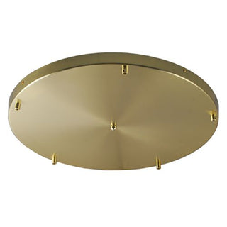 Vencha Lighting 5 Light Round Plate Gold 550mm Diameter