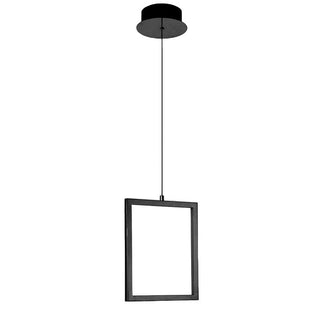 Vencha Lighting Dahli 1 Light LED Pendant  Black 5K