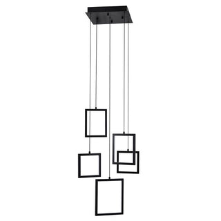 Vencha Lighting Dahli 5 Light LED Pendant Black 3K