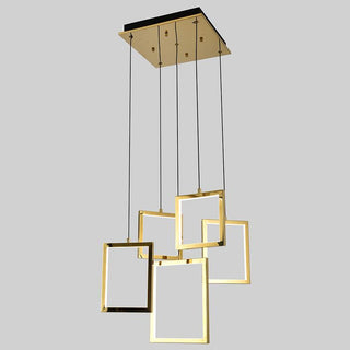 Vencha Lighting Dahli 5 Light LED Pendant  Gold 3K
