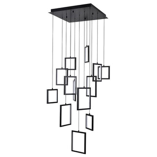 Vencha Lighting Dahli 13 Light Pendant Black 3K