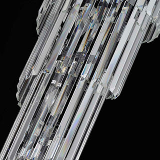 Vencha Lighting Chanel S BK Spiral Chandelier 400x1300