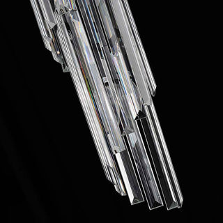 Vencha Lighting Chanel S BK Spiral Chandelier 400x1300