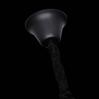 Vencha Lighting Chanel S BK Spiral Chandelier 400x1300
