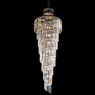 Vencha Lighting Chanel L BK Spiral Chandelier 700x2000