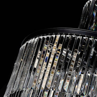 Vencha Lighting Chanel L BK Spiral Chandelier 700x2000