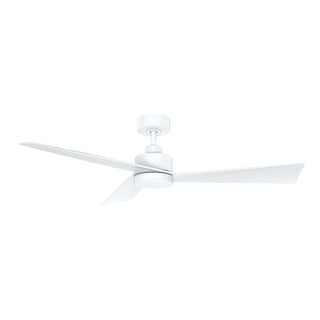 Vencha Lighting Bronte 52 DC Ceiling Fan White with Light