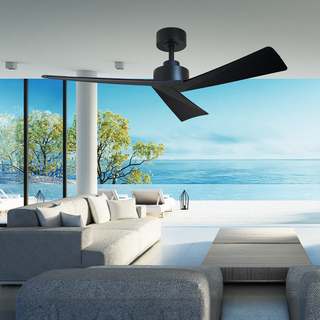 Vencha Lighting Bronte 52 DC Ceiling Fan Black