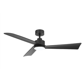 Vencha Lighting Bronte 52 DC Ceiling Fan Black With Light