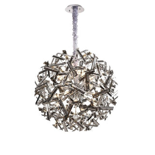 Vencha Lighting Brazza Pendant 800 Black Chrome