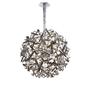 Vencha Lighting Brazza Pendant 1000 Black Chrome