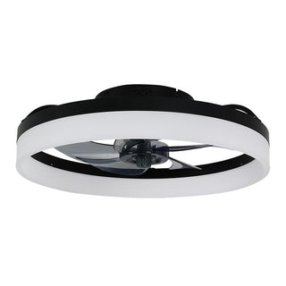 Vencha Lighting Tron Light Fan Black