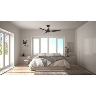 Ventair Glacier 1200mm Dc Ceiling Fan With Light GLA1203BL-L