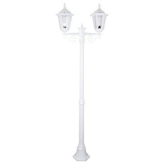 Domus GT 137 Chester Twin Head Medium Post Light - Powder Coated Finish B22