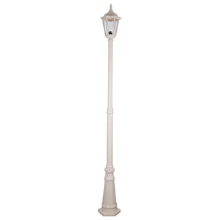 Domus GT-138 Chester Single Head Tall Post Light - Powder Coated Finish B22