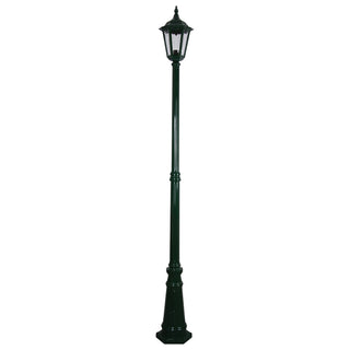 Domus GT-138 Chester Single Head Tall Post Light - Powder Coated Finish B22