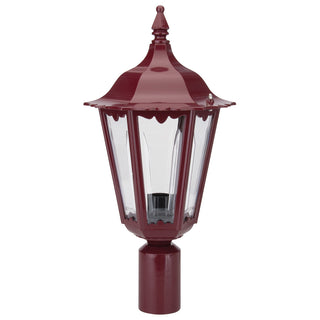 Domus Gt 149 Chester Post Top Light - Powder Coated Finish B22