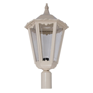 Domus Gt 166 Chester Large Post Top Light - Powder Coated Finish B22