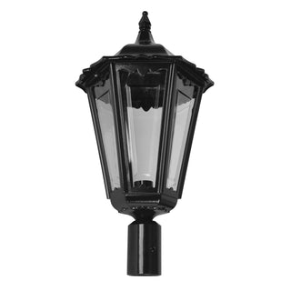 Domus Gt 166 Chester Large Post Top Light - Powder Coated Finish B22