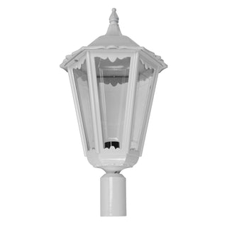 Domus Gt 166 Chester Large Post Top Light - Powder Coated Finish B22