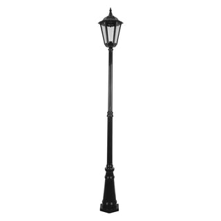 Domus GT-168 Chester Large Single Head Tall Post Light - Powder Coated Finish B22