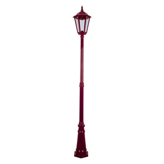 Domus GT-168 Chester Large Single Head Tall Post Light - Powder Coated Finish B22