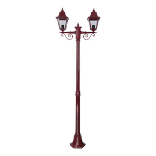 Domus GT 237 Paris Twin Head Medium Post Light - Powder Coated Finish B22