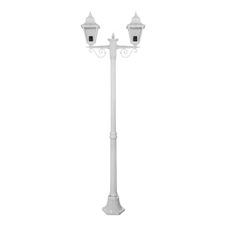 Domus GT 237 Paris Twin Head Medium Post Light - Powder Coated Finish B22