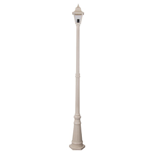 Domus GT-238 Paris Single Head Tall Post Light - Powder Coated Finish B22