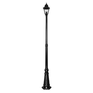 Domus GT-238 Paris Single Head Tall Post Light - Powder Coated Finish B22